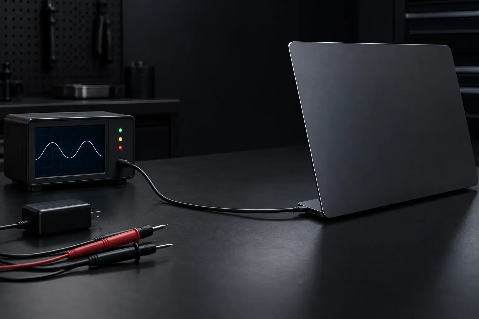 Diagnostic scene illustrating MacBook wont turn on guidance